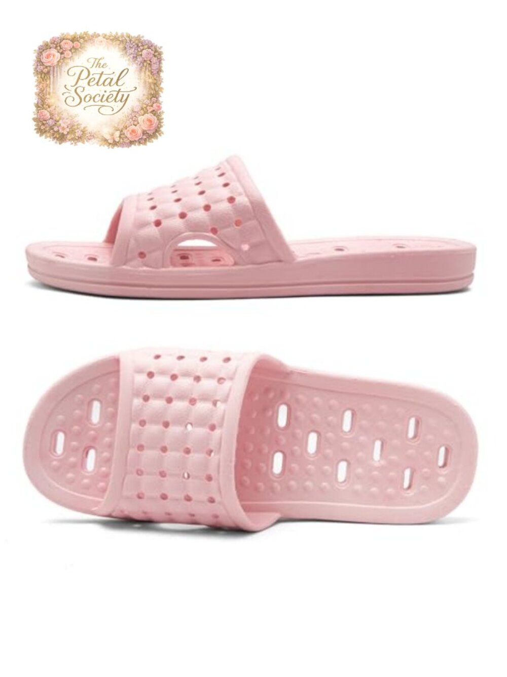 EVA Shower Shoes Drainage Holes Quick-Dry Non-Slip Slippers Unisex